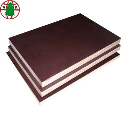 12mm 15mm 18mm thick black film faced concrete plywood