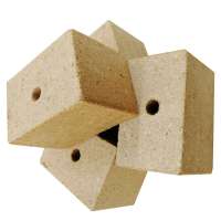 Linyi Manufacturing Compressed Hollow Wood Chipblock for Pallet foot